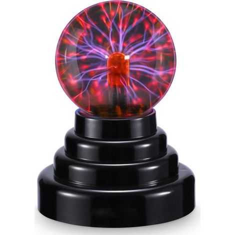 3-zoll-plasmakugel, Usb-berührungs- Und Geräuschempfindliche Plasmakugellampe, Magische Kugellampe Für Dekorationen, Kinderzimmer, Schlafzimmer, Weihnachtsgeschenke