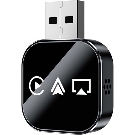 3-in-1 Wireless Carplay Adapter: Kabelgebundene Oder Kabellose Bildschirmspiegelung Und Audiokopplung, Ios/android-kompatibel, 2,4/5 Ghz Wlan Und Bluetooth 5.0, Schnelle Und Stabile Verbindung, Kompak