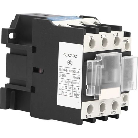 3-poliger Wechselstromschütz, Normalerweise Offen, Hohe Leitfähigkeit, Dicker Kontakt, Hochempfindliche Industriespule, 380 V