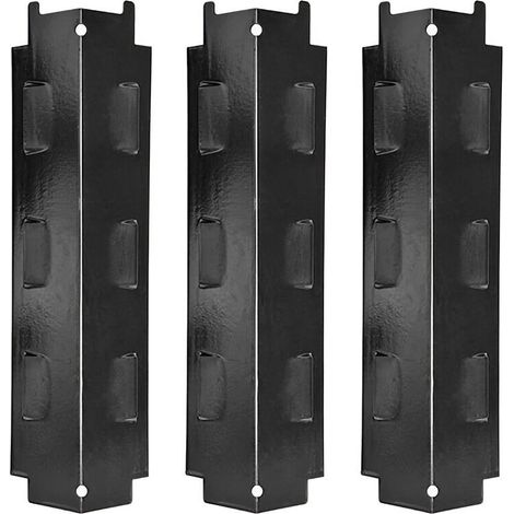 3-teiliges Grill-hitzeschutzblech, 37 Cm Hitzeverteiler-zubehör, Universelle Edelstahl-ersatz-hitzeschutzbleche Für Gasgrills