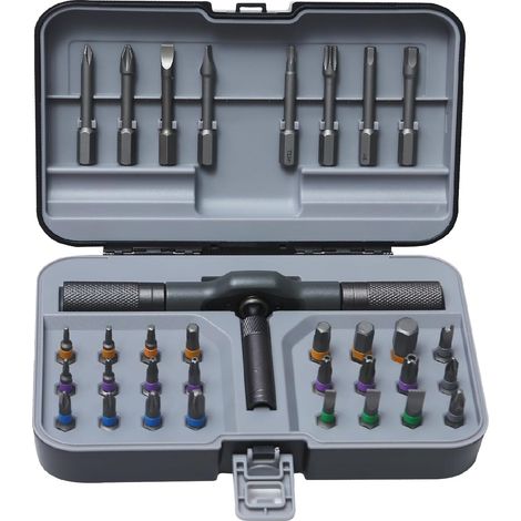 33-in-1 Magnetschraubendreher-set – Mit Ratsche Und Verlängerung – Für Elektronik, Computer, Handys, Fahrräder Und Heimwerkerprojekte