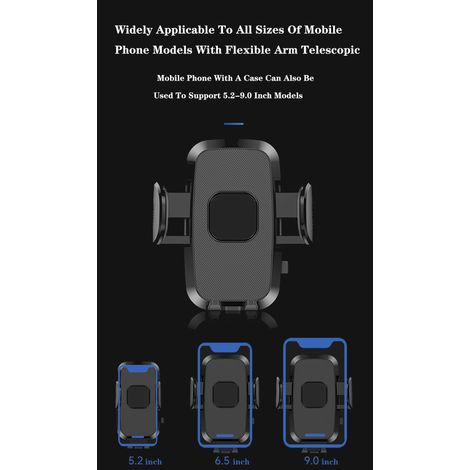 360° Drehbare Autotelefonhalterung, Kompatibel Mit Ihrem Auto. Schnell Abnehmbare, Verstellbare Autotelefonhalterung Für Das Armaturenbrett.