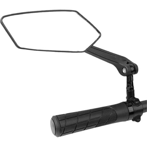 360° Drehbarer Fahrradspiegel (linker Spiegel) – Passend Für Lenker Mit 22–24 Mm Durchmesser – Universell Für E-bikes Und Mountainbikes – Inklusive Montageschlüssel