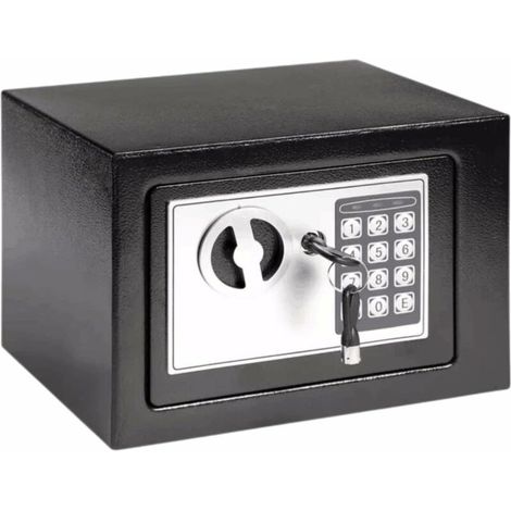 4,6 Liter Stahltresor – Elektronisches Passwort, Tresor Für Zuhause Und Büro Zur Aufbewahrung Von Bargeld, Schmuck, Dokumenten Und Anderen Wertgegenständen (23 X 17 X 17 Cm), Von Debuns