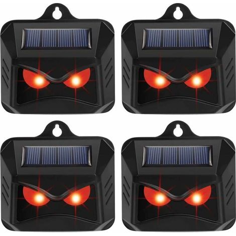 4er-pack Solar-raubtierabwehrleuchten – Fuchsabwehr Für Gärten – Tierabwehr – Hirschabwehrgeräte – Katzenabwehr – Nierenabwehr