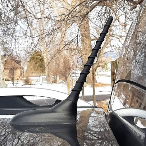 7 Zoll Lange, Spiralförmige, Flexible Antenne, Kompatibel Mit Autoradios Von Toyota, Honda Und Ford.