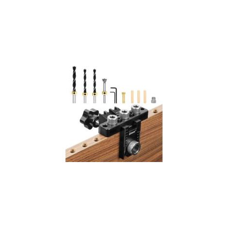 8/10/15 Mm Bohrschablone, 3-in-1 Taschenbohrschablonen-set, Verstellbares Bohrschablonen-set, Holzbearbeitungswerkzeuge, Dübelschablone, Für Die Holzbearbeitung
