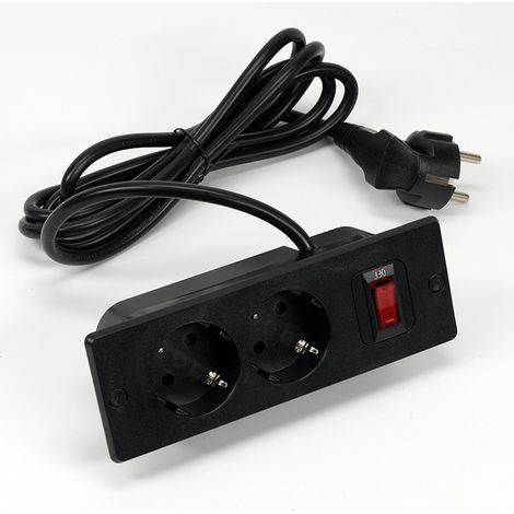 Alovez 16a Einbau-tischsteckdose Mit Schalter, Elektromodul Für Möbel Und Arbeitsplatten, Netzsteckdose Mit Individueller Steuerung