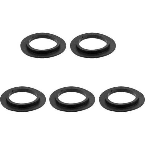 Ablaufdichtung Für Spülbecken – Innendurchmesser 32 Mm, Außendurchmesser 53 Mm – Passend Für Spülbecken – 5 Stück – Schwarz