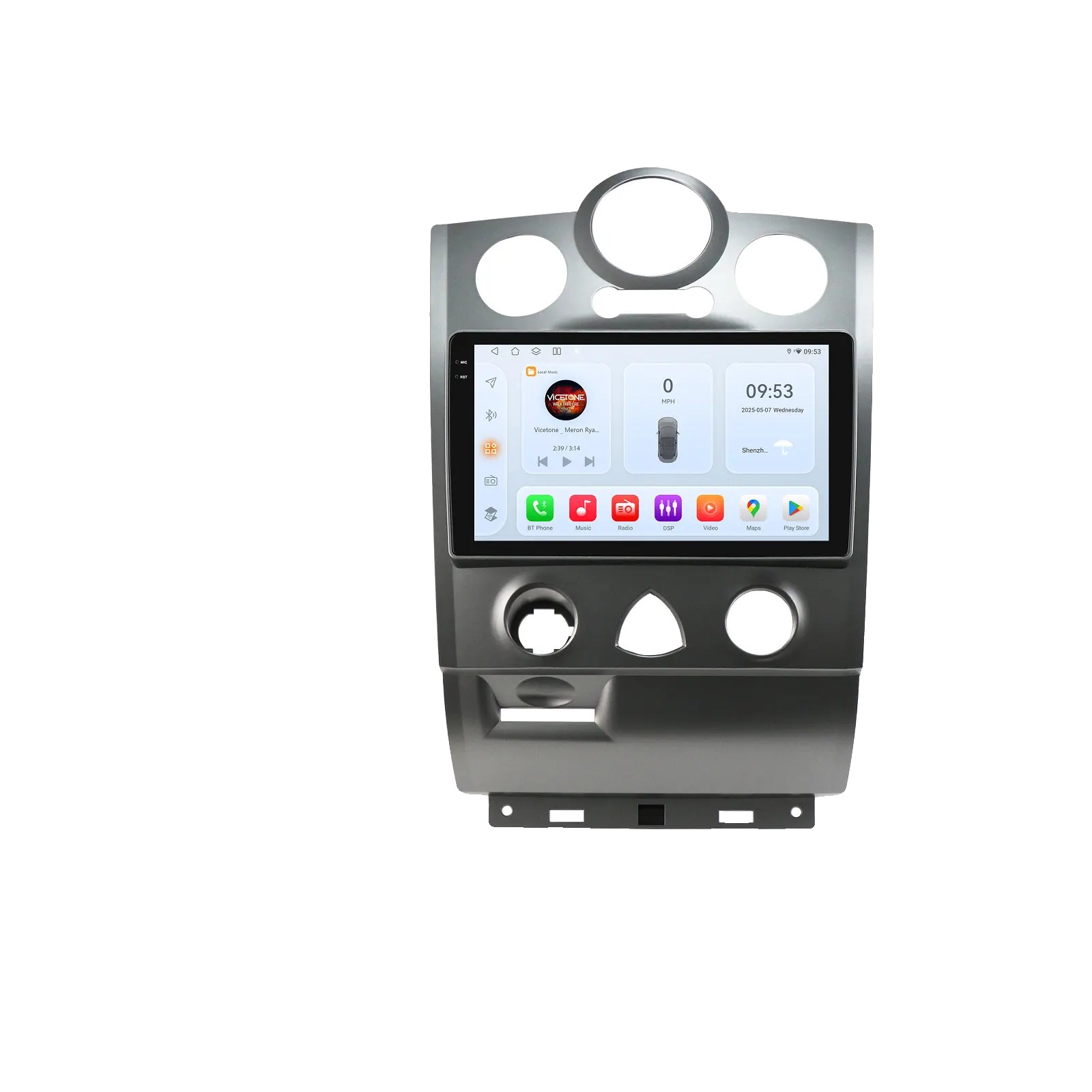 Carplay, Smartphone-kompatibilität, Multimedia-funktionen, Kompatibel Mit Renault Megane 2 2002 2003 2005-2009, Qs4 (4gb 32gb)