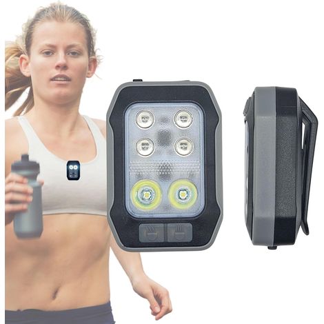 Arbeitsleuchte – Leistungsstarke Mini-led-lampe Mit Clip Für Freihändige Nutzung – Wiederaufladbar Für Optimale Sicht In Der Höhe, Ideal Zum Laufen, Wandern Und Campen Bei Nacht – 1 Stück