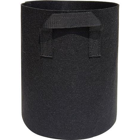 Atmungsaktive Pflanzsäcke Aus Vliesstoff (20 Gallonen) — 2er-pack (schwarz, 4545cm)