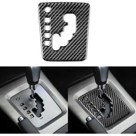 Austauschbare Mittelkonsolenblende – Dekoraufkleber – Weiche Kohlefaser – Fahrzeuginnenraum – Kompatibel Mit Subaru Forester 2008–2012 – Schwarz