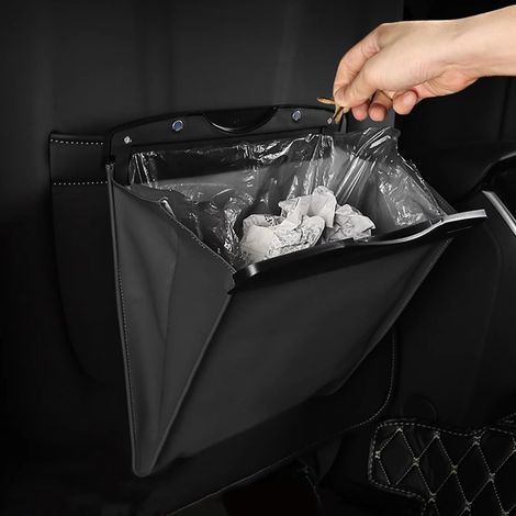Auto-mülleimer, Hängeaufbewahrungstasche Für Die Rückbank, Multifunktionales Auto-innenausstattungszubehör.