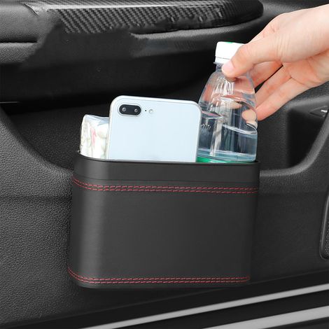 Auto-mülleimer Mit Deckel – Kleiner, Faltbarer Und Tragbarer Auto-mülleimer Mit Stabilem Haken Zur Befestigung, Kompakter Mülleimer Für Ein Sauberes Auto
