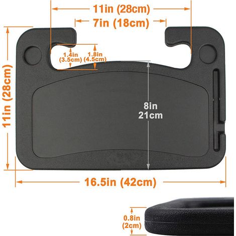 Autolenkradhalterung, Auto-tablet, Autositzhalterung, Lenkrad-tablet (schwarz)