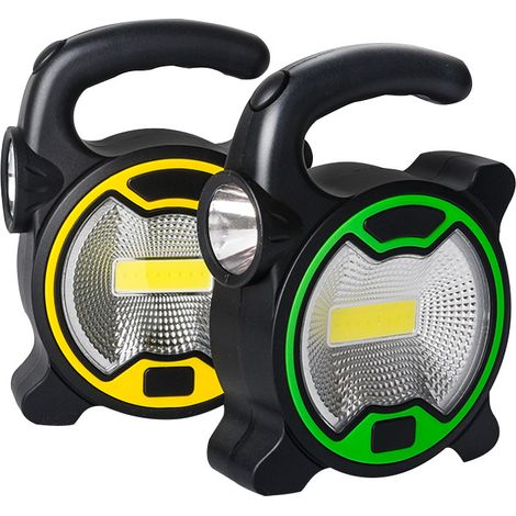 Batteriebetriebene Campinglampen, Zeltlampen, Tragbare Led-zeltlaternen Mit 2 Leds, Hängelampen, Wasserdichte Notfall-campinglampen, Schwarz
