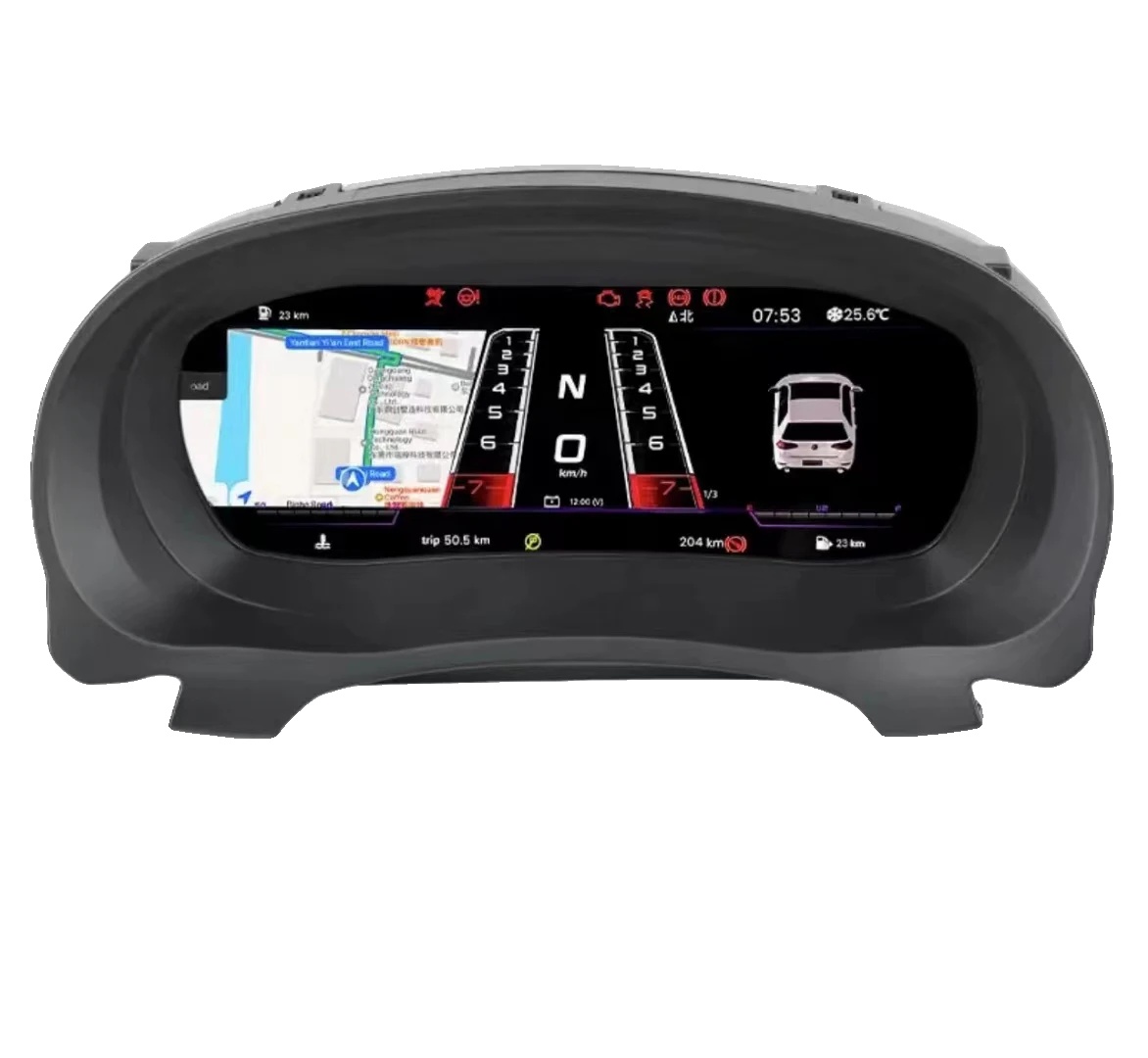 Digitales Dashboard-cluster, Kompatibel Mit Scirocco 2009-2016, 10,25 Zoll Display, Mehrsprachige Unterstützung, Für Golf 6