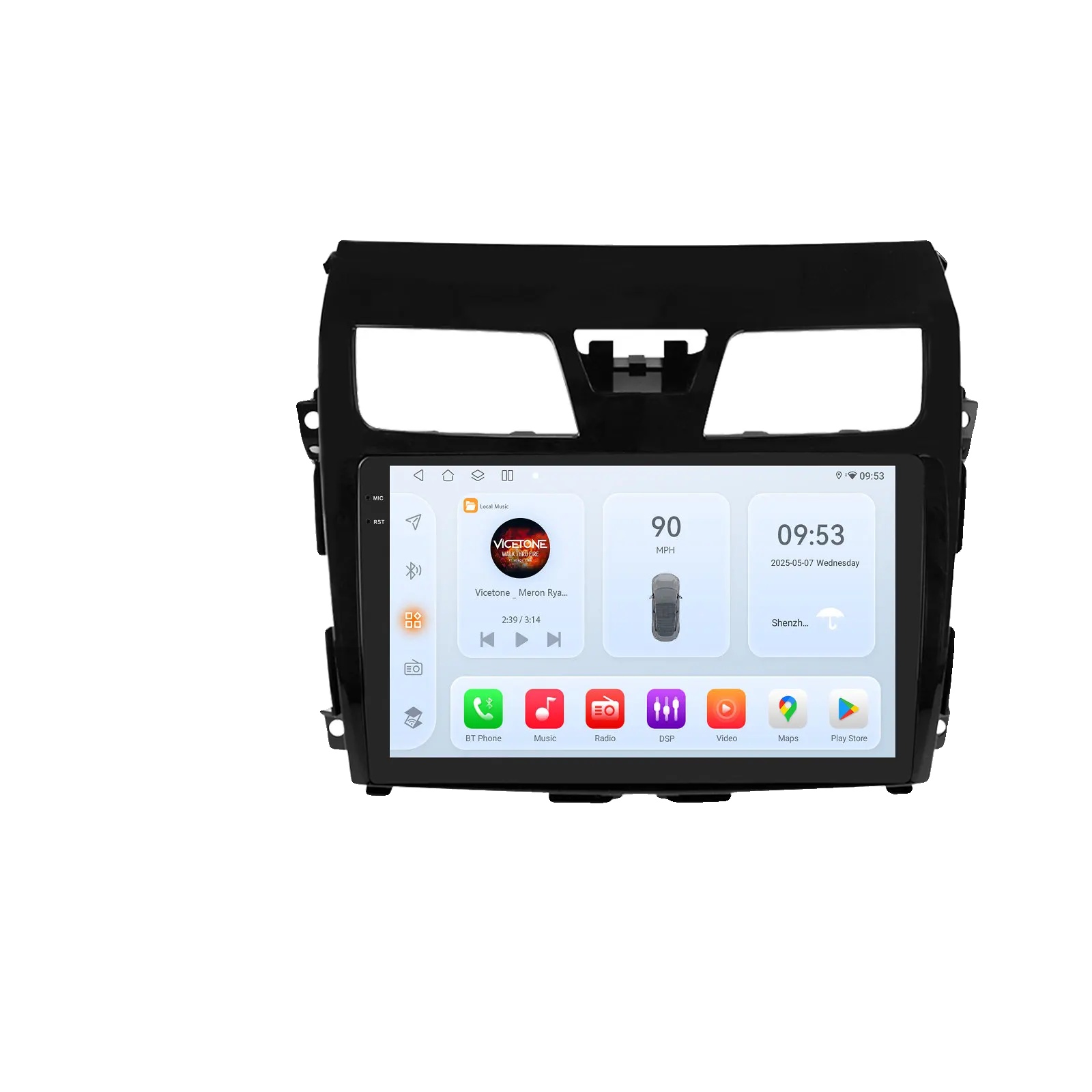 Auto-multimedia-system, Displaygröße, Mehrsprachige Unterstützung, Kompatibel Mit Nissan Altima Teana 2013 - 2018, Qs2 (4gb 32gb)
