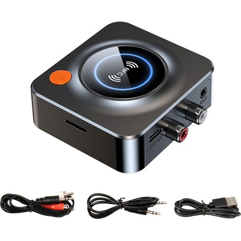 Bluetooth 5.3-empfänger, Hifi-stereo-audioempfänger, Bluetooth-rca-/3,5-mm-klinken-aux-adapter, Hifi-stereo-audioempfänger Für Smartphones, Tablets Und Heimkino-lautsprecher