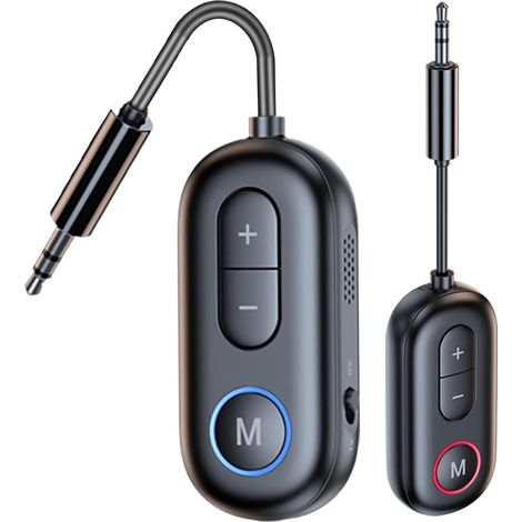 Bluetooth 5.4 Sender/empfänger – 2-in-1-funk-audioadapter – 3,5-mm-klinkenanschluss – Geeignet Für Fernseher, Flugzeuge, Autos, Pcs Und Fitnessgeräte – Kompatibel Mit Bluetooth-kopfhörern Und -geräten