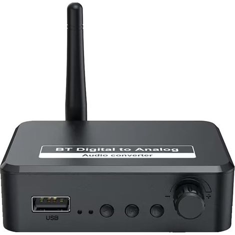 Bluetooth-audioadapter, Bluetooth-audioempfänger, Bluetooth 5.1-audioadapter, 3-in-1-gerät, Kompatibel Mit Rca- Und Aux-eingängen, Kompatibel Mit Autoradios Und Audiogeräten