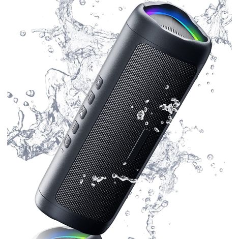 Bluetooth-lautsprecher Mit Hd-sound, Tragbar, Kabellos, Ipx5 Wasserdicht, Tws-kopplung, Bt5.3, Geeignet Für Zuhause/partys/im Freien/am Strand, Elektronisches Gadget, Geburtstagsgeschenk (schwarz).