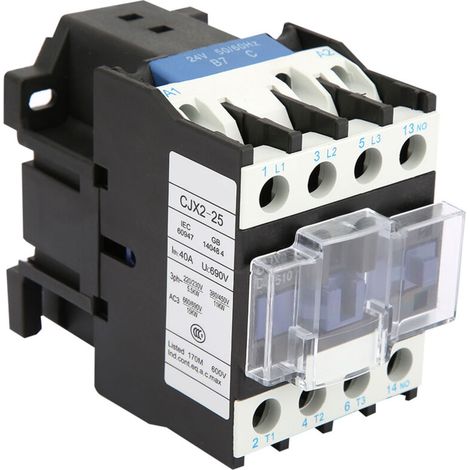 Cjx2-25 Schienenmontage-schütz Für Industrielle Elektrotechnik (24 V Ac)