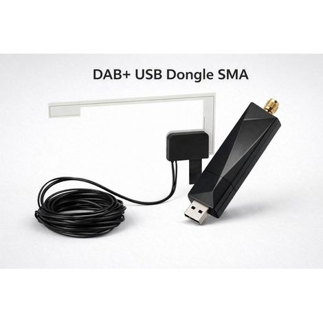 Dab+ Usb-radiotuner Mit Antenne – Digitaler Autoradioempfänger