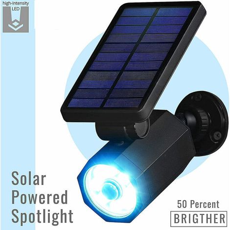 Debuns Bionic Spotlight Deluxe Solar-led-strahler Mit Bewegungssensor, Wasserdicht, Frostbeständig, Für Den Außenbereich, 7,6 M (25 Fuß)