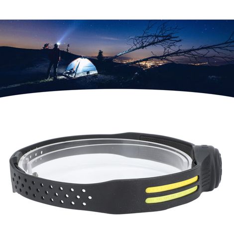 Dubuns Cob-led-stirnlampe Mit 6 Leuchtmodi, 360°-drehung, Wasserdichter Bewegungssensor Für Outdoor-aktivitäten Wie Laufen Und Radfahren