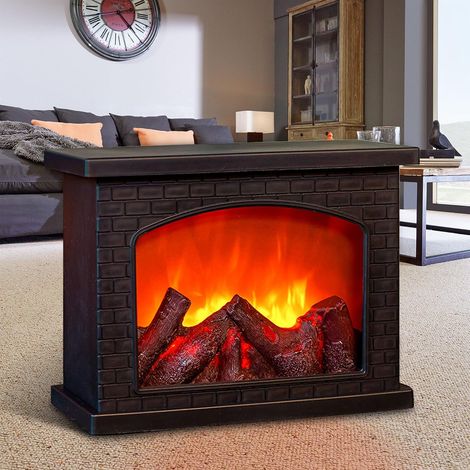 Dekorative Kaminlaterne, Kleiner Künstlicher Kamin, Led-feuereffektbeleuchtung, Tragbarer, Per Usb Aufladbarer Und Batteriebetriebener Kamin, Weihnachtsdekoration Für Drinnen Und Draußen (ohne Kamin)