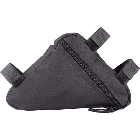 Dreieckige Fahrradtasche Vorne, Wasserdichte Dreieckige Aufbewahrungstasche, Großes Fassungsvermögen, Für Lange Radtouren Und Zum Transport Von Werkzeug (schwarz) Stadttasche (schwarz)