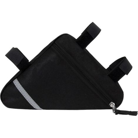 Dreieckige Fahrradtasche, Wasserdichte Rahmentasche Vorne, Doppelseitiger Reflektorrand Für Mehr Sicherheit Im Dunkeln (schwarz)