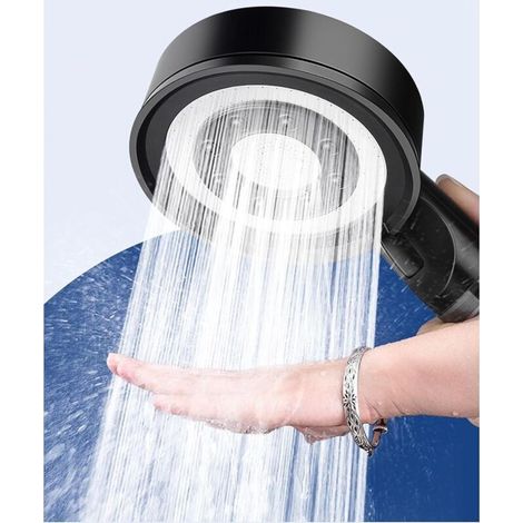 Duschkopf, Wassersparender Duschkopf Mit Anti-kalk-funktion, Duschkopf Mit 5 Strahlarten, Hochdruck-dreistufenfiltersystem Mit Austauschbarem Pp-baumwollfilter