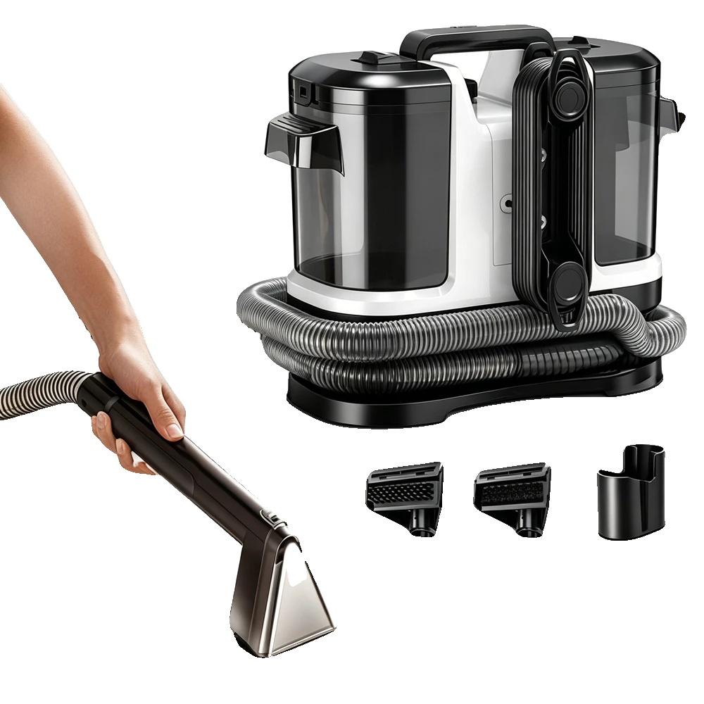 Handgehaltener Teppichreiniger, Starke Saugkraft, Vielseitige Anwendung, 500w-12kpa
