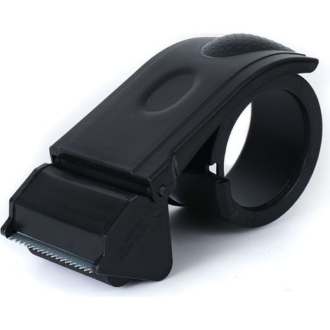 Einfach Zu Installierender 5-cm-klebebandabroller, Verpackungsversiegler, Klebebandschneider, Praktisches Aufbewahrungswerkzeug, Schwarz
