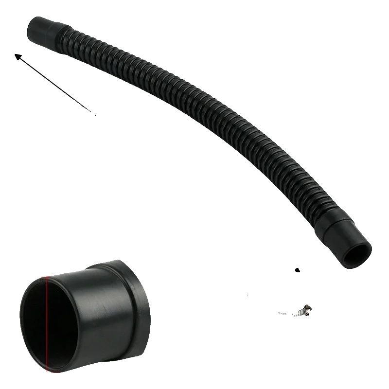 Wellrohr, Weiches Gummi, Flexibles Design, 1 Stück-b, 32mm X 0.5m
