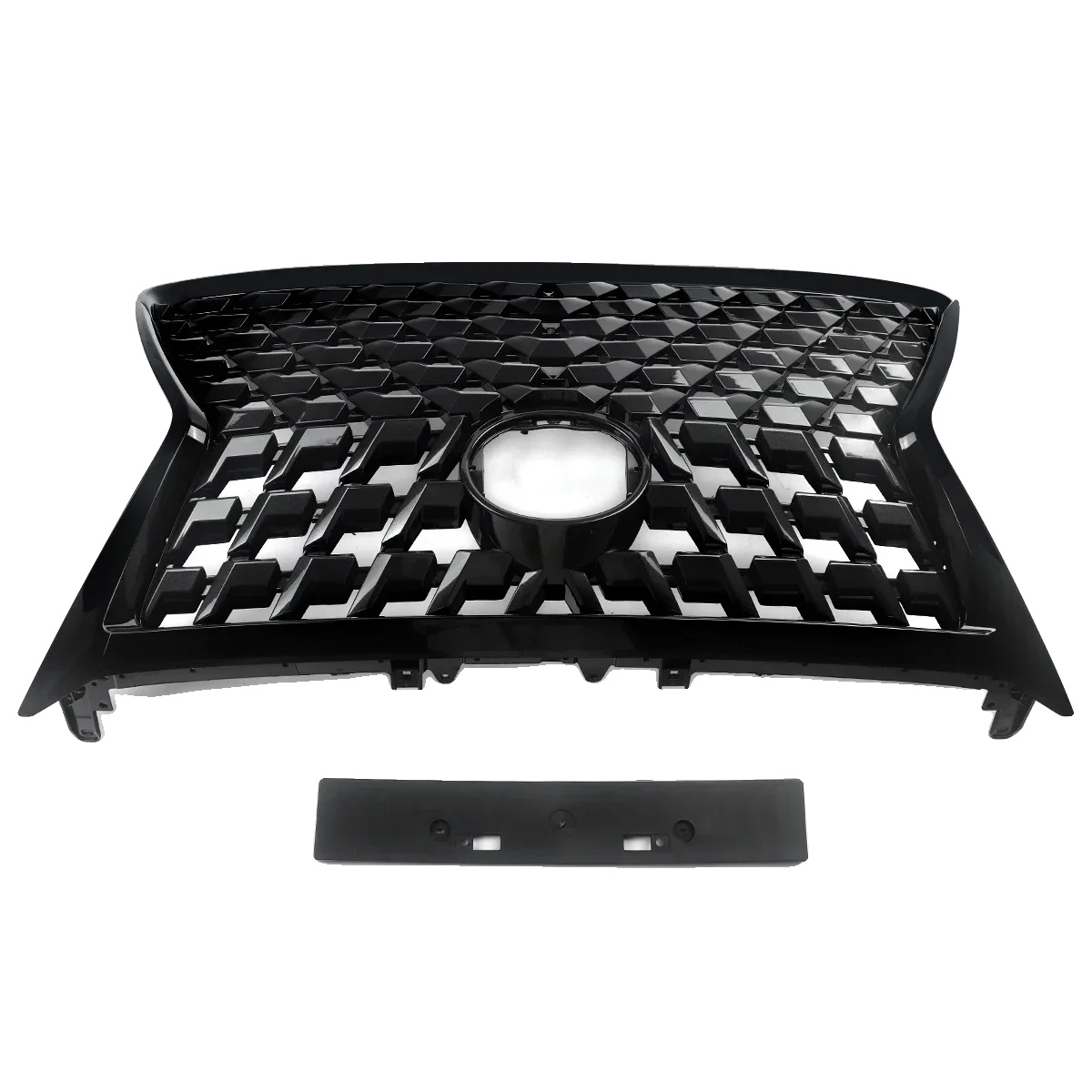 Obere Kühlergrill, Glänzende Schwarze Oberfläche, Kompatibel Mit Gx460 2014-2022, Wie Gezeigt