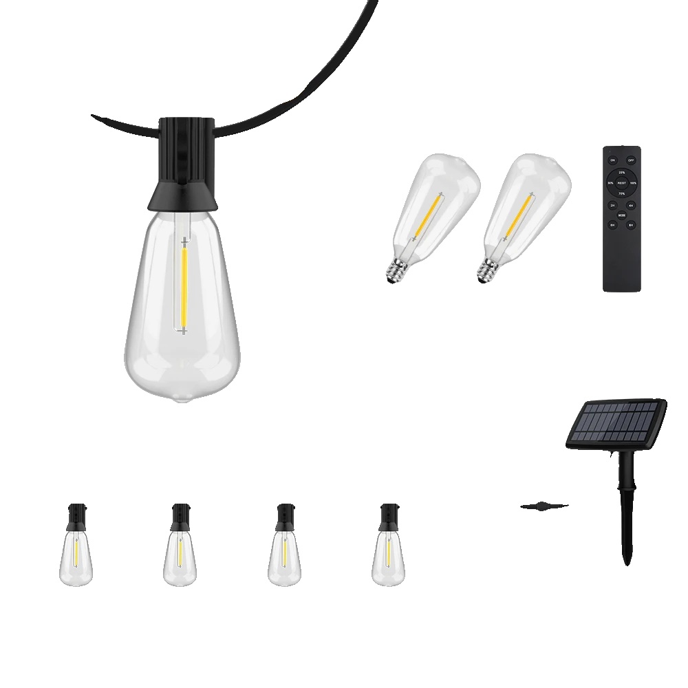 Solarleuchten Für Den Außenbereich, Bruchsicheres Design, Fernbedienungsfunktion, St38 68ft 42led