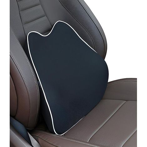 Ergonomisches Lendenkissen Für Auto Und Büro – Memory-schaum – Atmungsaktiver Netzbezug – Verstellbare, Rutschfeste Gurte