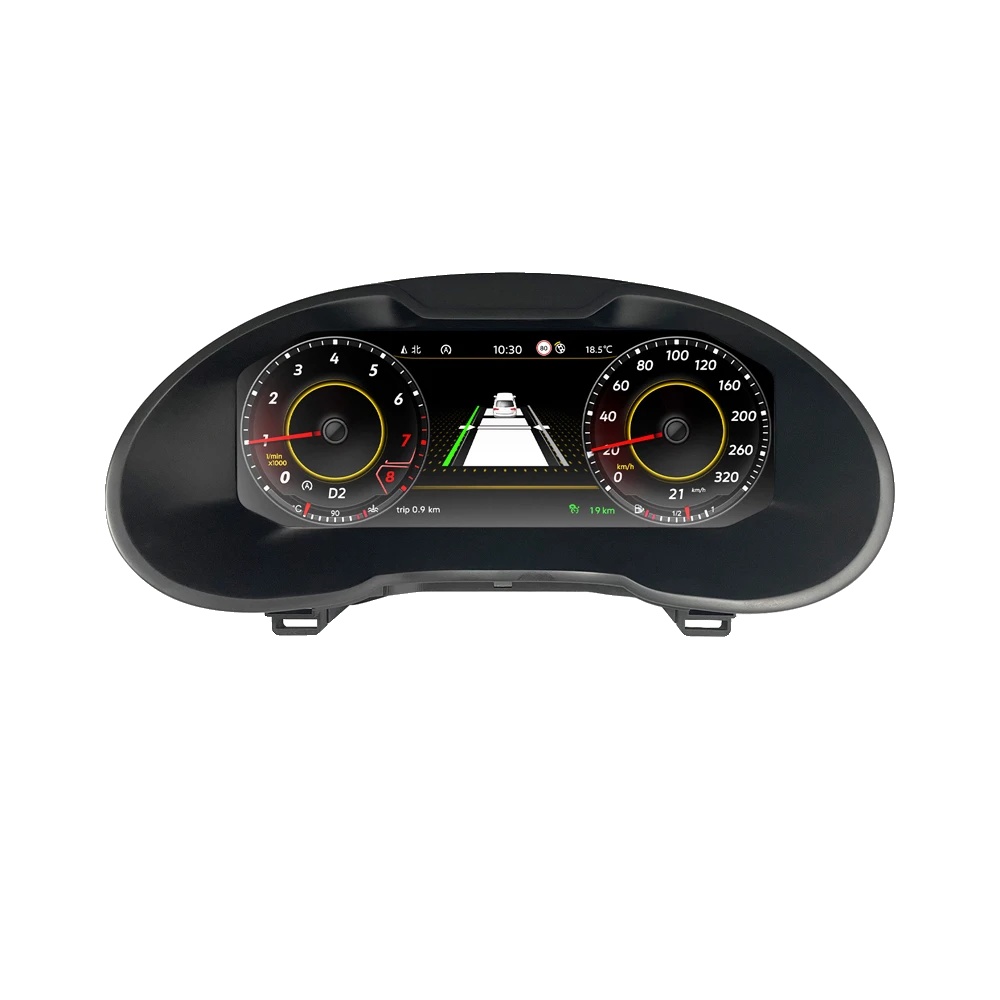 Digitales Armaturenbrett-cluster, Kompatibel Mit Vw T6 2016-20, 12,3 Zoll Hd Ips-bildschirm, Mehrere Fahrmodi, Für Octavia 14-18 Jahre