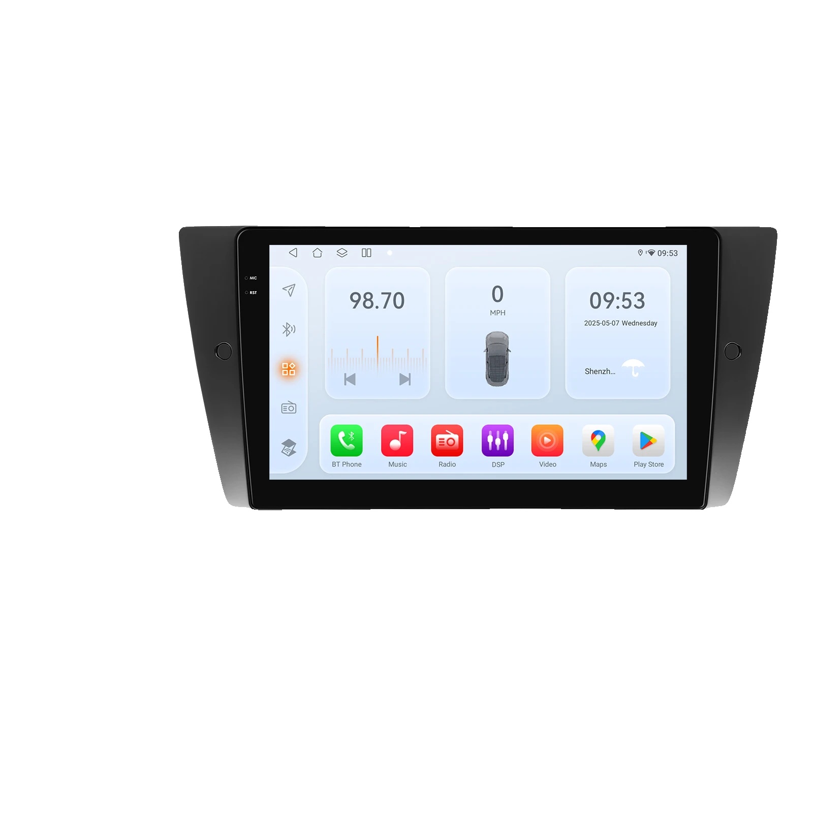 Autoradio, Touchscreen-display, Snapdragon-prozessor, Kompatibel Mit Bmw 3er-serie 2006-12, Ki Gps 4g Bt Dsp Nein, Qs4 Ki Ahdc2