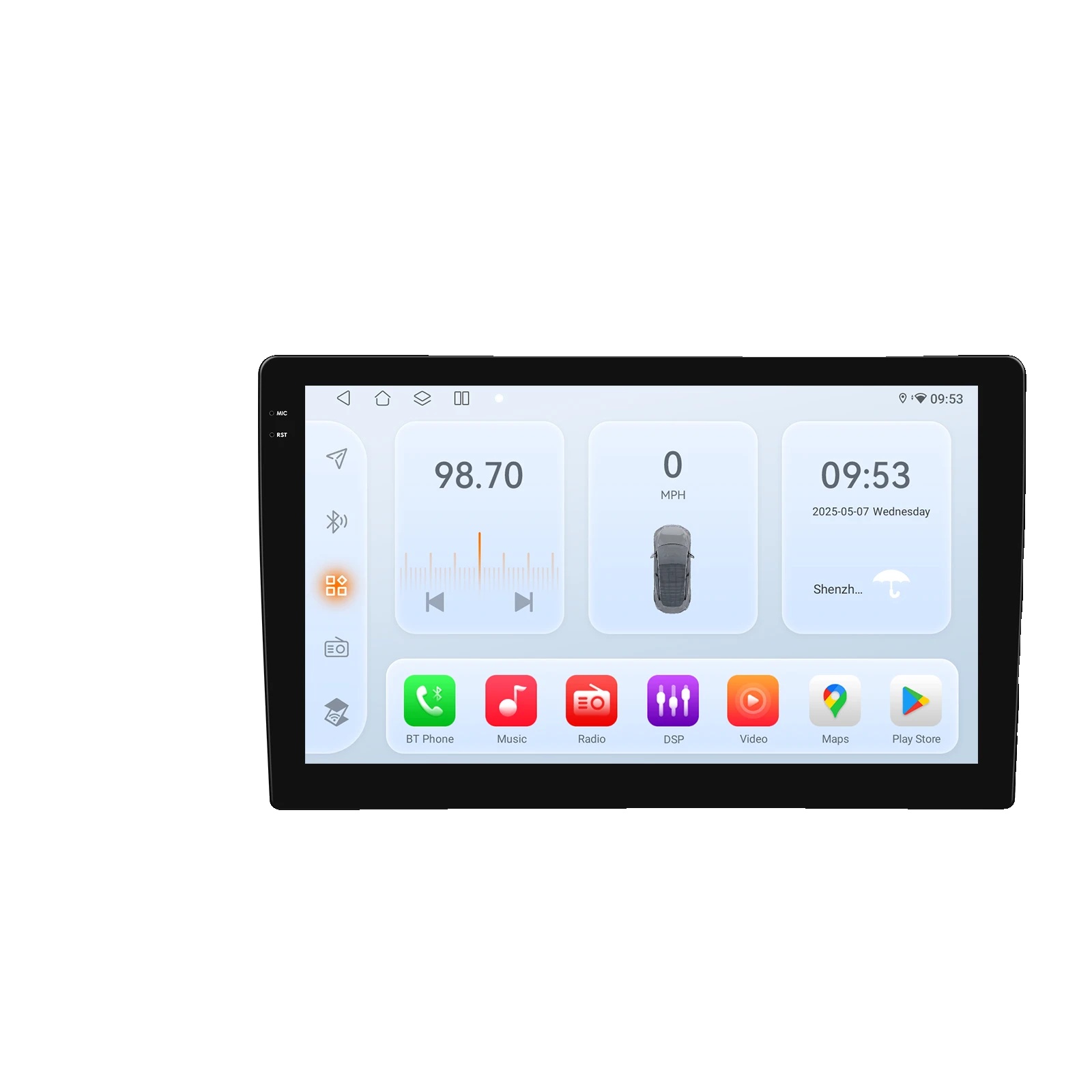 Autoradio, Displaygröße, Smartphone-kompatibilität, Qs6(6g 64g 8kern)