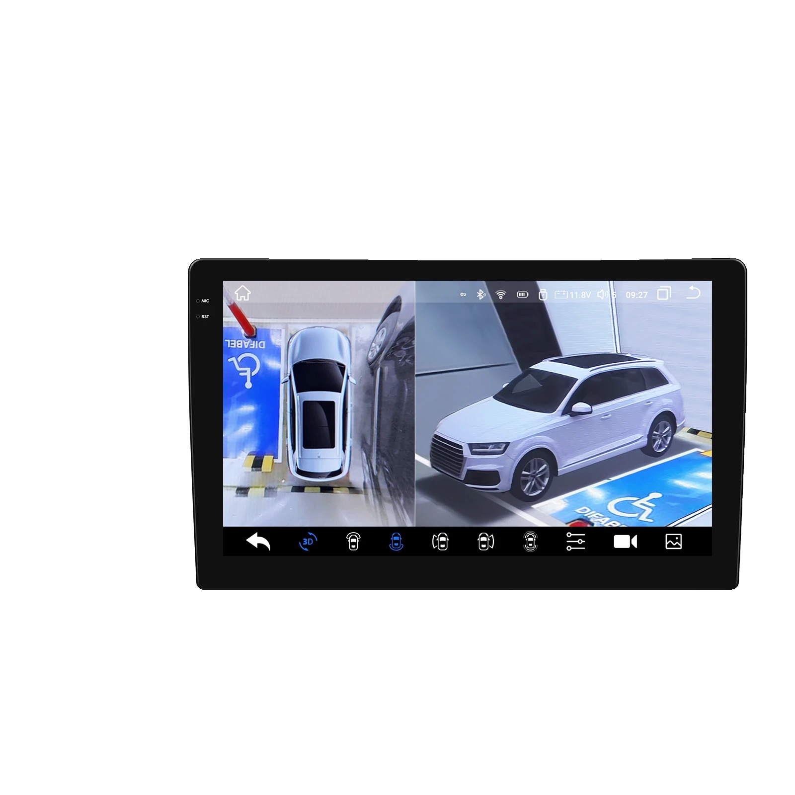 Autoradio, Displaygröße, Smartphone-kompatibilität, Qs8npc 360kamera