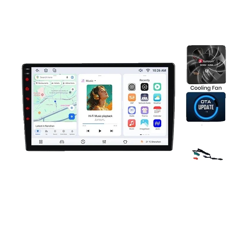 Autoradio, Displaygröße, Kabellose Konnektivität, Kompatibel Mit Ford New Transit 2009-2019, V7 (4gb 64gb)