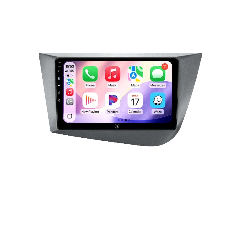 Auto Multimedia Player, Touchscreen, Lenkradsteuerung, Kompatibel Mit Seat Leon 2 Mk2 2005 - 2012 Lhd Kabellos, G5 4g 64g