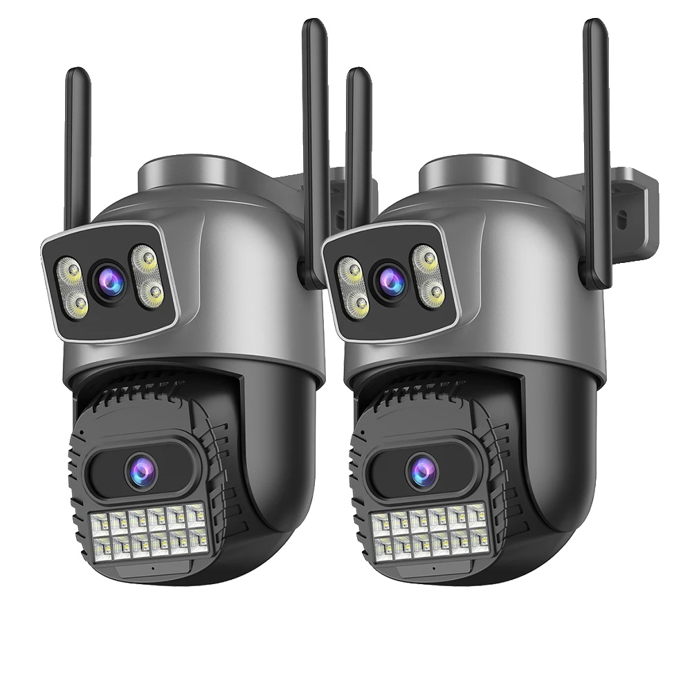 Sicherheitskamera, 10mp Auflösung, Dual-band Wifi-konnektivität, 2pcs 8mp Kamera, Eu Stecker-a