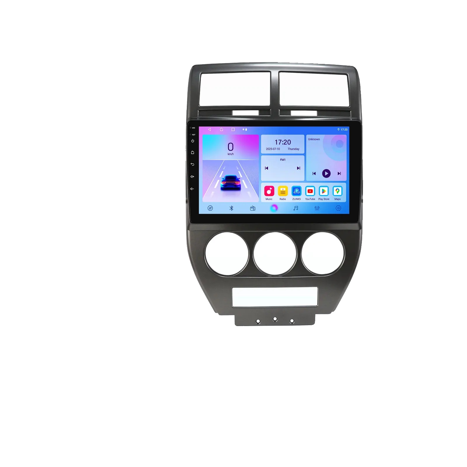 Autoradio, Touchscreen-display, Smartphone-kompatibilität, Kompatibel Mit Jeep Compass Patriot 2007-2009, T4 Cp-4core-4g 64g