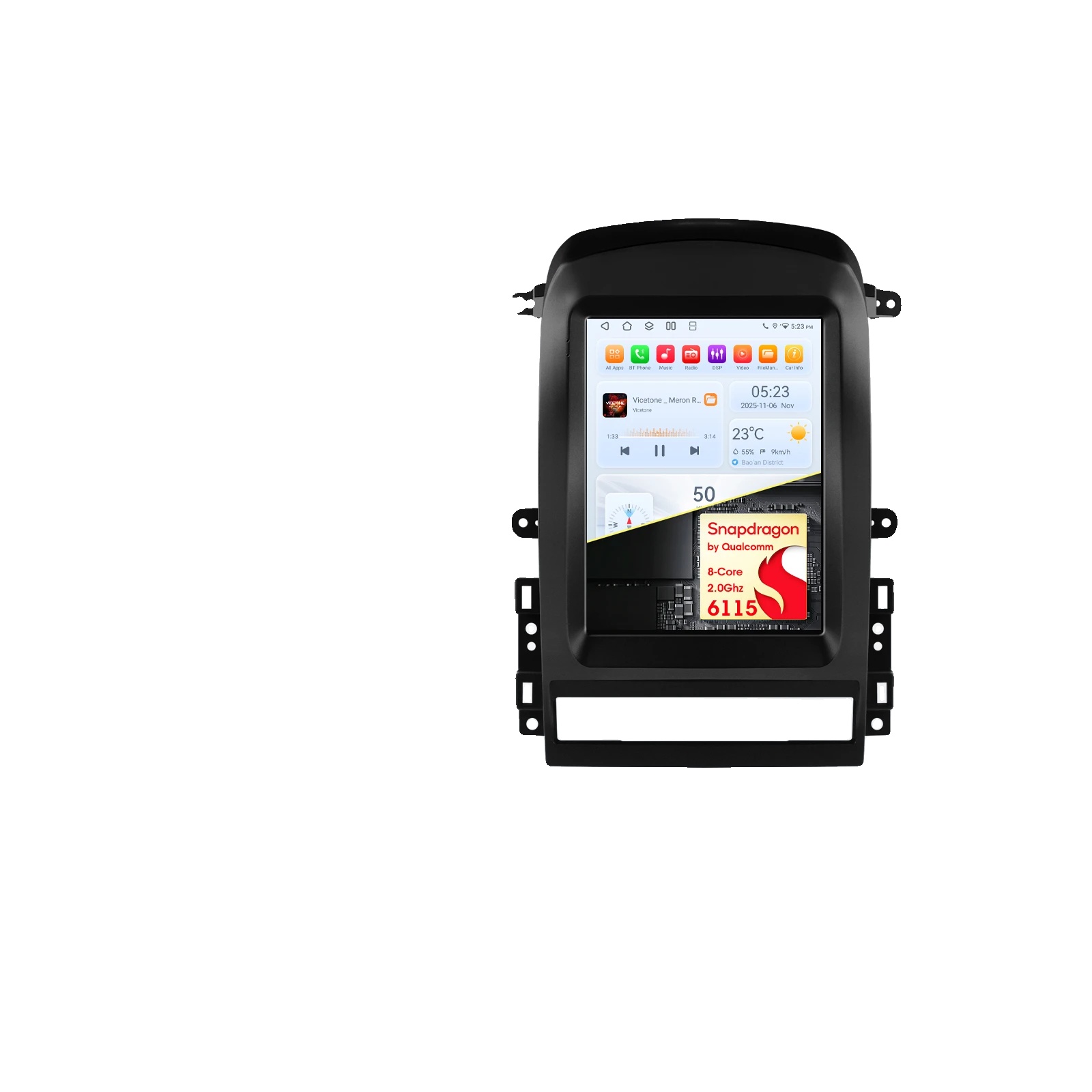 Autoradio, Multimedia-funktionen, Smartphone-kompatibilität, Kompatibel Mit Chevrolet Captiva Sport 2006-2012, Qs6 A
